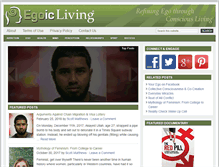 Tablet Screenshot of egoicliving.com